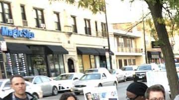 Caminata por la paz y contra la violencia en las calles.