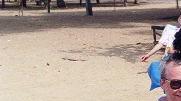 Sommai y su esposo en Pattaya hace casi 30 años.