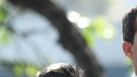 Juan Guaidó y Leopoldo López encabezaron la movilización.