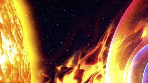 El campo magnético de la Tierra es un escudo.