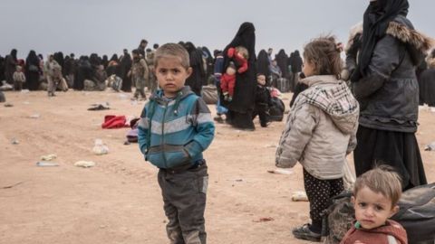 Los niños se encontraban en el campamento de Al Hol.