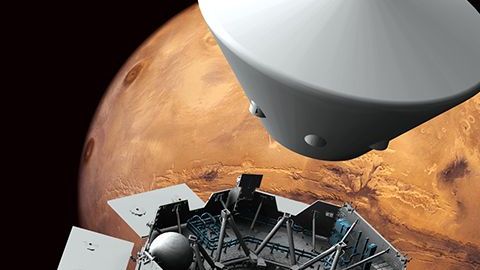 El rover Rosalind Franklin viajará en una cápsula.