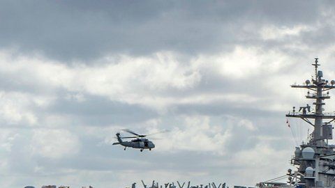 EEUU ha desplegado un grupo de ataque de portaaviones en el Golfo.
