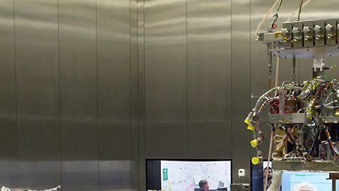 La caja analizará las muestras geológicas de Marte.