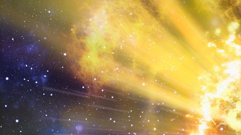 Explosiones de supernovas causaron grandes incendios forestales.