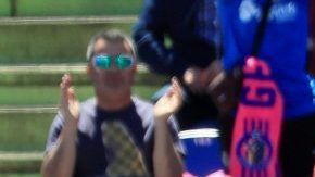 Los jugadores del Getafe celebran su segundo gol ante el Girona. La Liga se define.