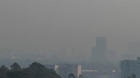 Contaminación en la Ciudad de México.