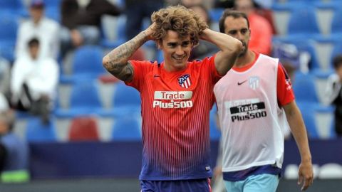 Antoine Griezmann entrenó por última vez con el Atlético de Madrid