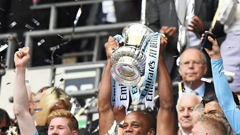 Manchester City se proclamó campeón de la FA Cup tras golear 6-0 a Watford en la final