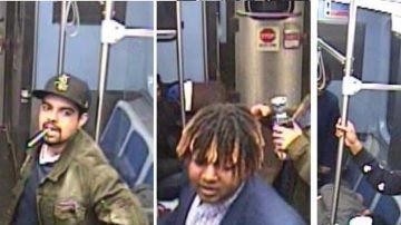 La víctima estaba dormida en el tren cuando los sospechosos lo atacaron y le robaron dinero en efectivo antes de salir corriendo.