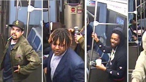 La víctima estaba dormida en el tren cuando los sospechosos lo atacaron y le robaron dinero en efectivo antes de salir corriendo.