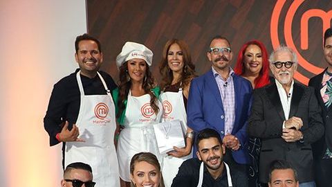 MasterChef Latino junto a la prensa