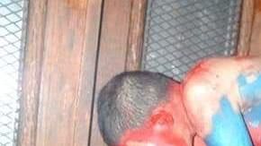 Las personas fueron obligadas a caminar en las calles.