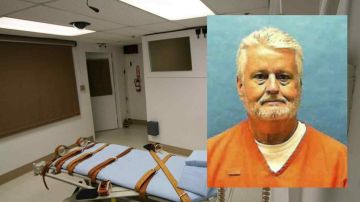 El ejecutado Bobby Joe Long y la cámara donde se aplica la inyección letal en la prisión estatal de Florida.