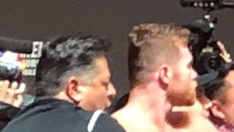 "Canelo" Álvarez y Daniel Jacobs llegaron a los manoseos después de la ceremonia de pesaje