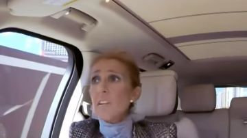 Celine Dion y James Corden.