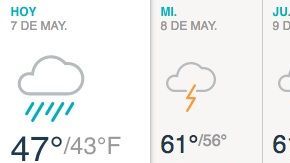 Bastante nublado y algo lluvioso.