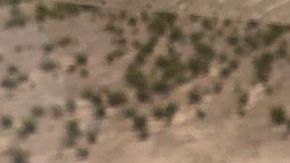 Foto de la aeronave siniestrada en una zona montañosa de Coahuila.