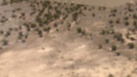 Foto de la aeronave siniestrada en una zona montañosa de Coahuila.