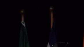 Mike Pence durante la graduación de la Universidad Taylor.