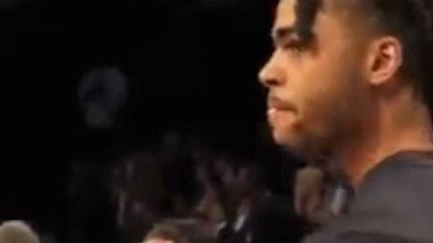 El base de los Brooklyn Nets D'Angelo Russell.