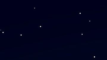 Los meteoros se ven como estrellas fugaces.