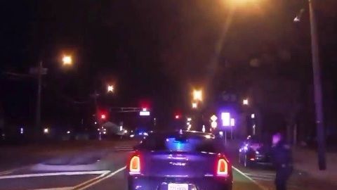 Crespo al momento de disparar