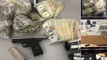 La Policía de Chicago incautó drogas, armas y dinero en efectivo en una serie de redadas de drogas en el sur de la ciudad.