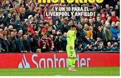 El diario Marca fue contundente al dejar el claro que la eliminación del Barcelona es un "Fracaso histórico"