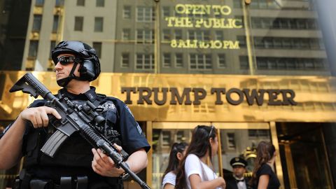 La vigilancia en la Torre Trump suele ser intensa