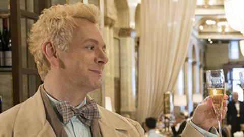 Michael Sheen y David Tennant en "Good omens"