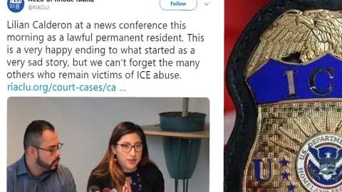 Hoy la pareja goza por tener sus papeles en regla