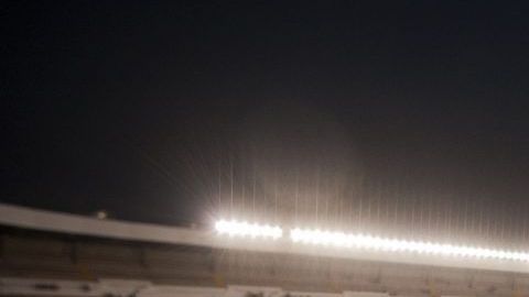 Panorámica del Estadio La Corregidora de Querétaro, sede del América vs. León, semifinal de ida del Clausura 2019.