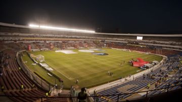 Panorámica del Estadio La Corregidora de Querétaro, sede del América vs. León, semifinal de ida del Clausura 2019.