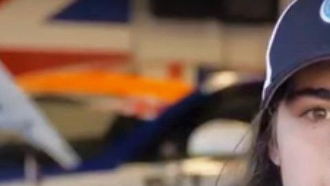 La pilota inglesa de la Escudería Williams Jamie Chadwick.