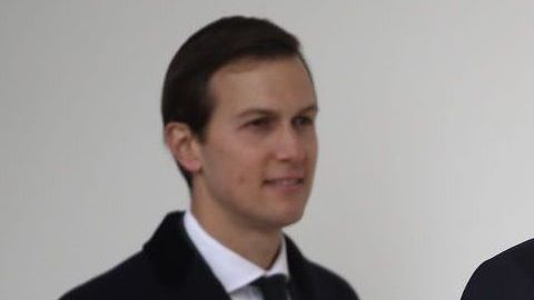 Donald Trump en la Casa Blanca con su yerno Jared Kushner