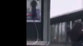 El video fue compartido en redes como Twitter.