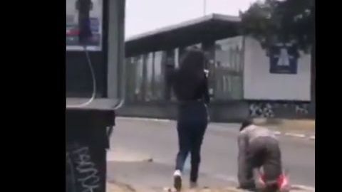 El video fue compartido en redes como Twitter.