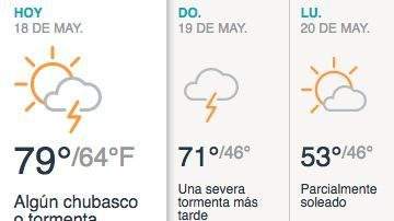 Más cálido con intervalos de nubes y sol.