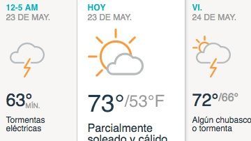 Parcialmente soleado y cálido y con algo de nubosidad por la tarde.