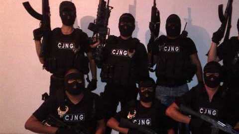 Supuestos miembros del CJNG.