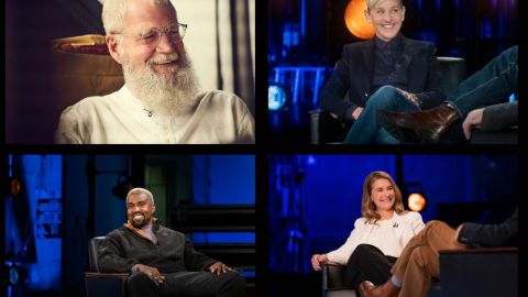 David Letterman, Ellen DeGeneres, Kanye West y Melinda Gates