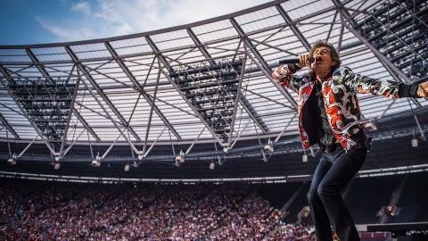 Una de las leyendas del rock Mick Jagger.