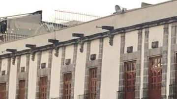 La policía Federal realizó un operativo en la Plaza de Santo Domingo