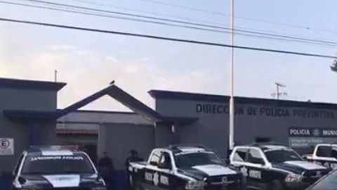 Estación de policía en Coahuila.