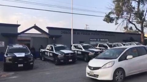 Estación de policía en Coahuila.