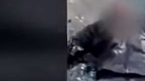 Los cuerpos quedaron descabezados.