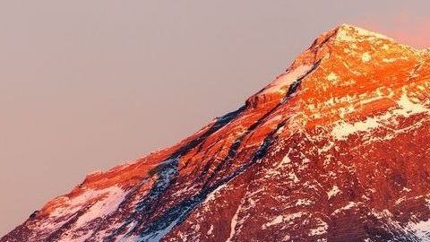 El Monte Everest desde Nepal.
