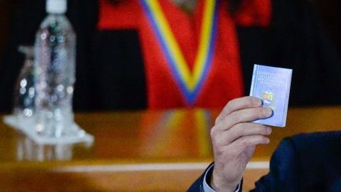 Tareck el Aissami, vicepresidente de Venezuela, está sancionado por EEUU por cargos de narcotráfico. FEDERICO PARRA/AFP/Getty Images