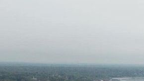 Inundación en Davenport tras la rotura de un dique.